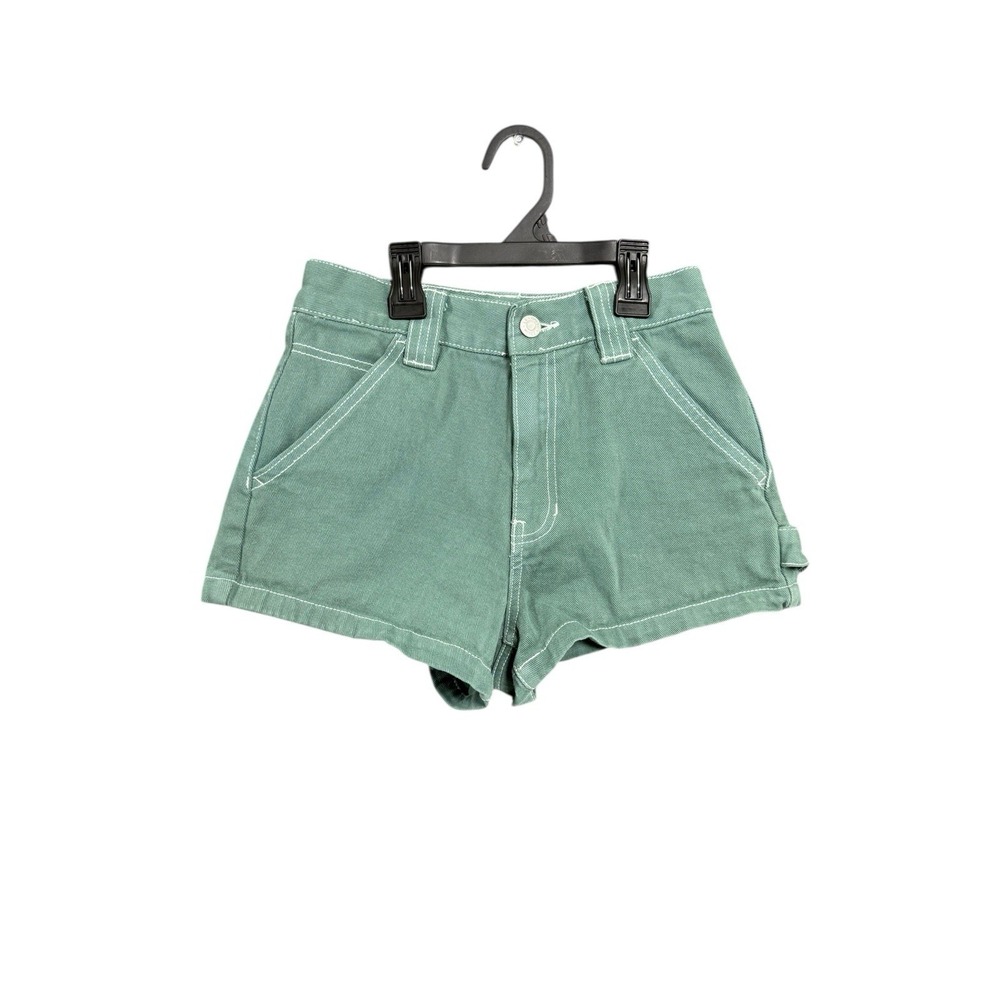 Women's PacSun Green Denim Jean Shorts | Size 24‎